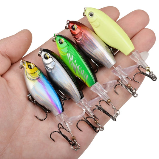 Topwater Propeller Rotating Tail Lure