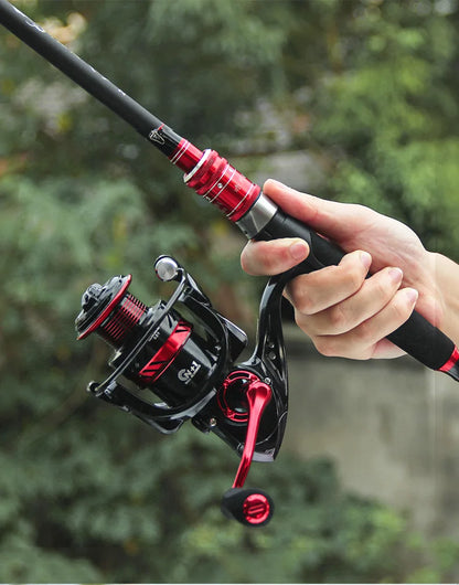 High-Performance 1000-7000 Series Spinning Reel | Precision Gears & Smooth Drag | Aluminum Spool for Distance Casting