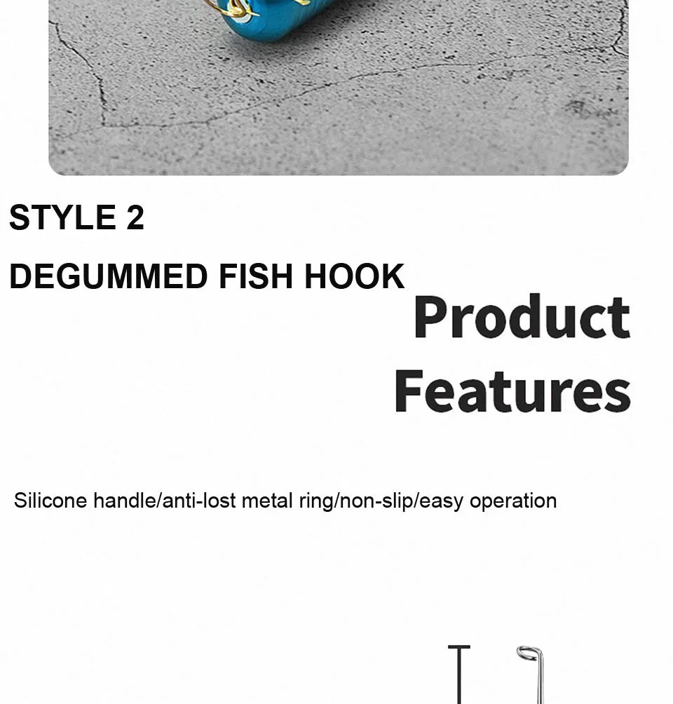 Walk Fish Stainless Steel Safety Hook Remover - Rapid Decoupling Tool