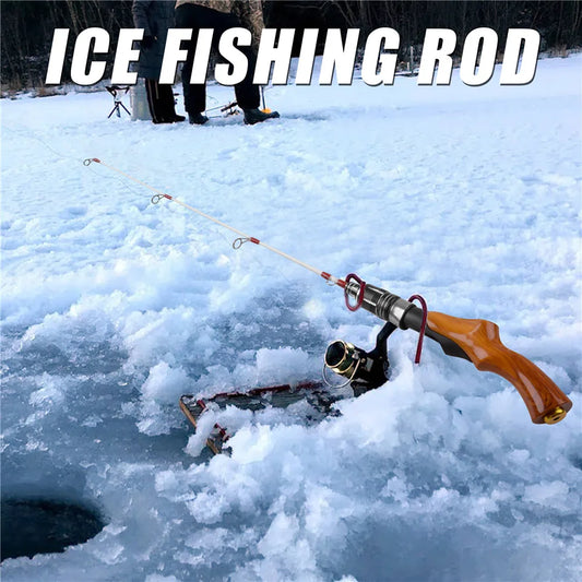 Premium Ice Fishing Rod & Reel Combo Kit - Complete Winter Gear Set
