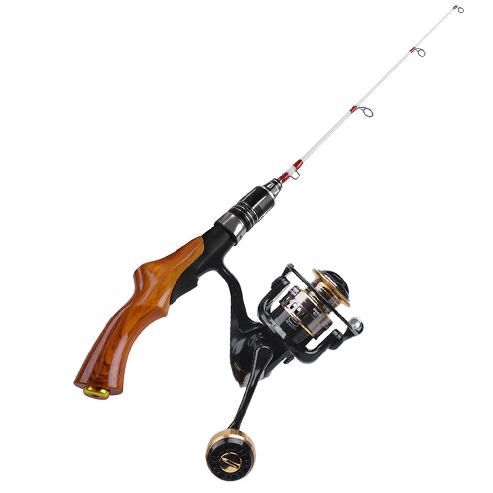 Premium Ice Fishing Rod & Reel Combo Kit - Complete Winter Gear Set