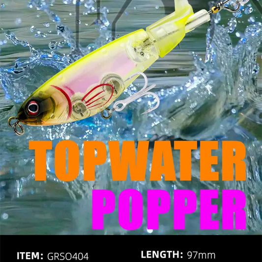 GREENSPIDER Propeller Topwater Plopper