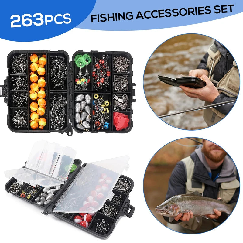 263-Piece Ultimate Outdoor Fishing Accessories Set
