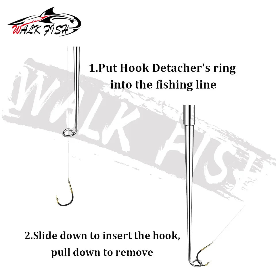 Walk Fish Stainless Steel Safety Hook Remover - Rapid Decoupling Tool