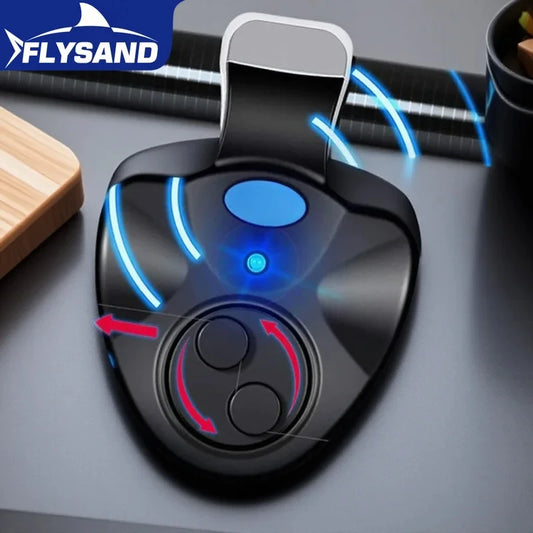 Electronic Fishing Bite Alarm \| Dual Audio & LED Alert \| Clips to Rod Tip \| Detects Bites While Ignoring Wind