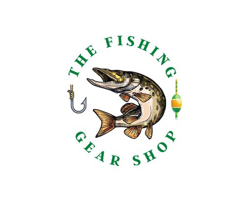 Fishing logo with pike