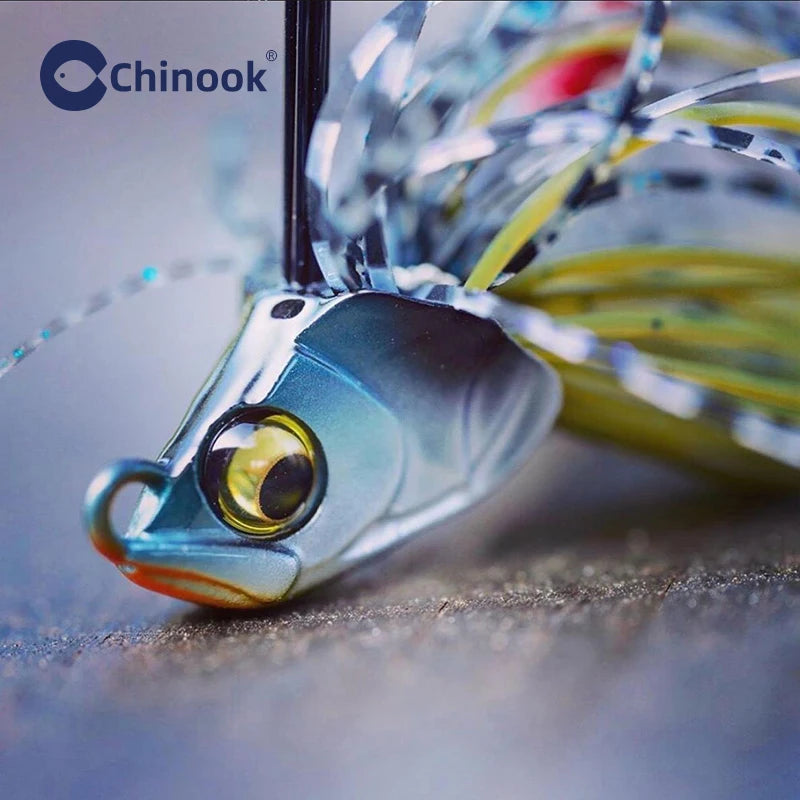 Chinook fishing lure featuring 13g metal jigs for fishing with vibrant colors and a realistic design