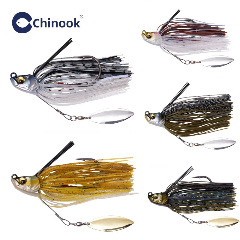 Set of 13g metal jigs for fishing in various colors designed for attracting fish effectively