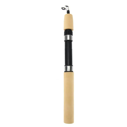 Compact telescopic ice fishing rod with a lightweight design for easy transport and storage
