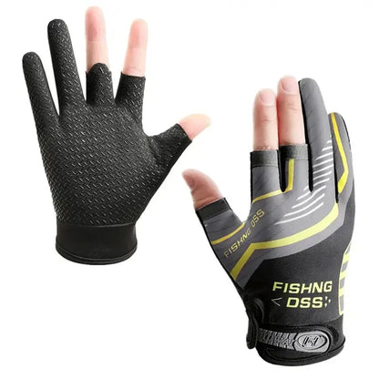 The Fishing Gear Shop easy grip fishing gloves with textured palm for enhanced handling and comfort