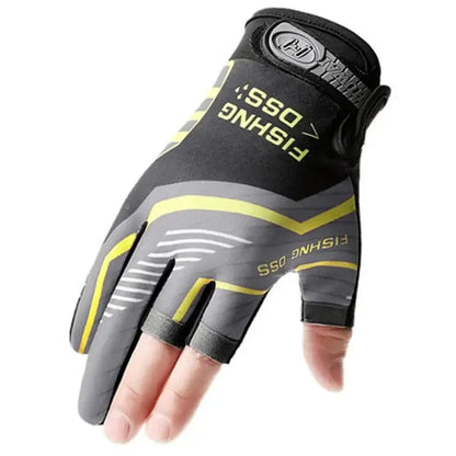 Easy grip fishing gloves with enhanced traction and comfort for improved fishing performance