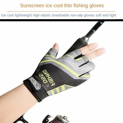 Lightweight easy grip fishing gloves for enhanced comfort and control while fishing