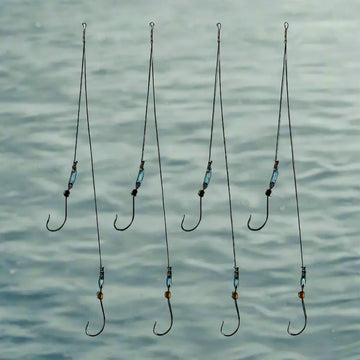 Pre-Tied Double Hook Fishing Rigs