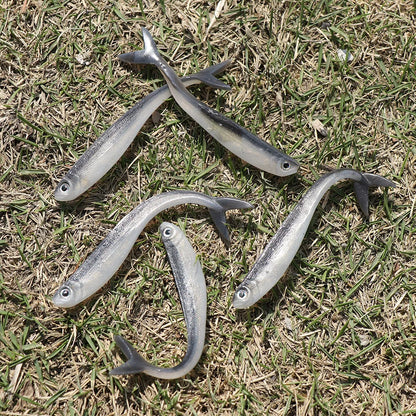 10 piece fishing lures set featuring realistic fish designs for effective fishing