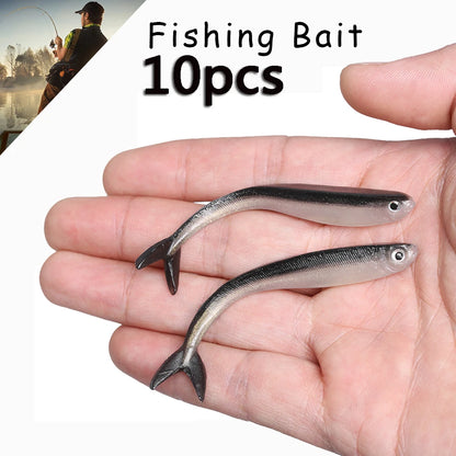 10 piece fishing lures featuring realistic design, ideal for attracting various fish species