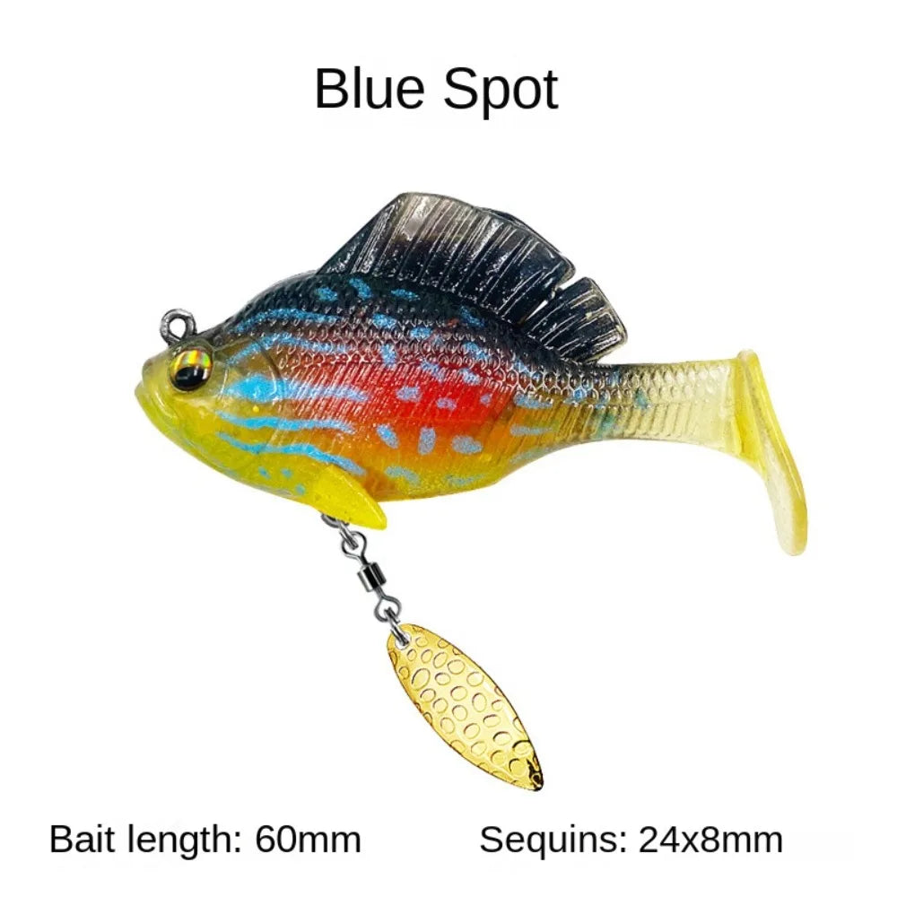 Blue Spot Dark Sleeper fishing lures featuring vibrant colors and a unique design for effective fishing