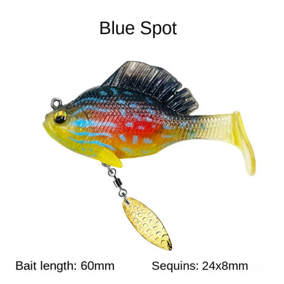 Blue Spot Dark Sleeper fishing lures featuring vibrant colors and a unique design for effective fishing