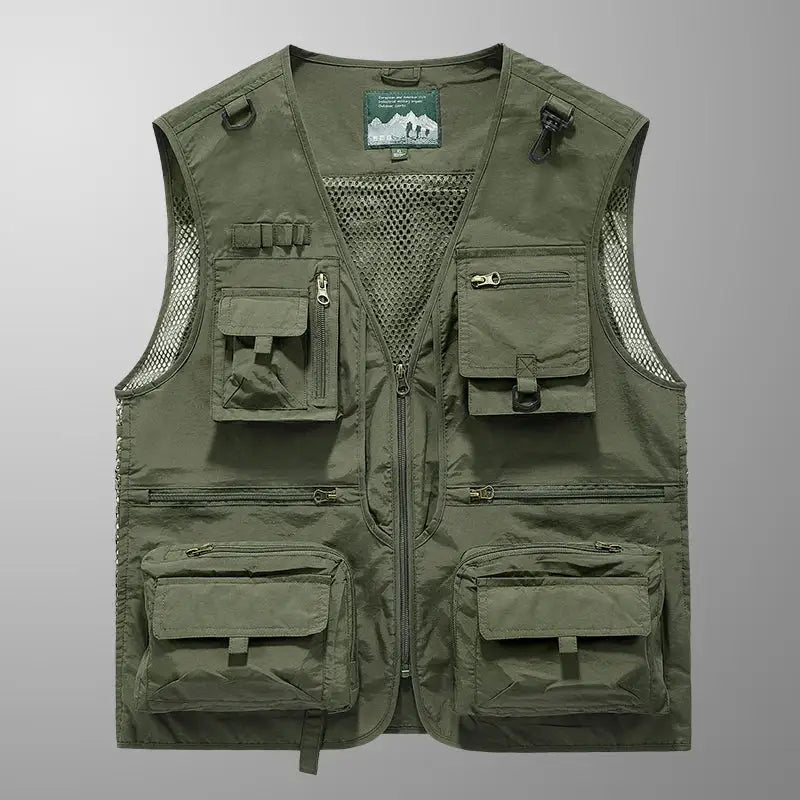 Best fishing vest for anglers featuring multiple pockets and breathable mesh for comfort