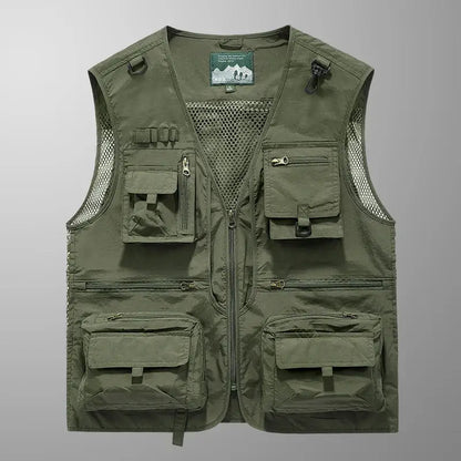 Best fishing vest for anglers featuring multiple pockets and breathable mesh for comfort