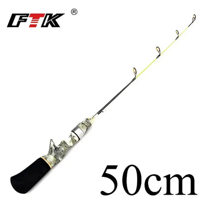 Fisherman Ice Fishing Rod and Reel Combo, 50cm length for winter ice fishing adventures