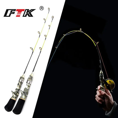 Ice Fishing Rod and Reel Combo with Flexible Action for Thrilling Winter Fishing Adventures