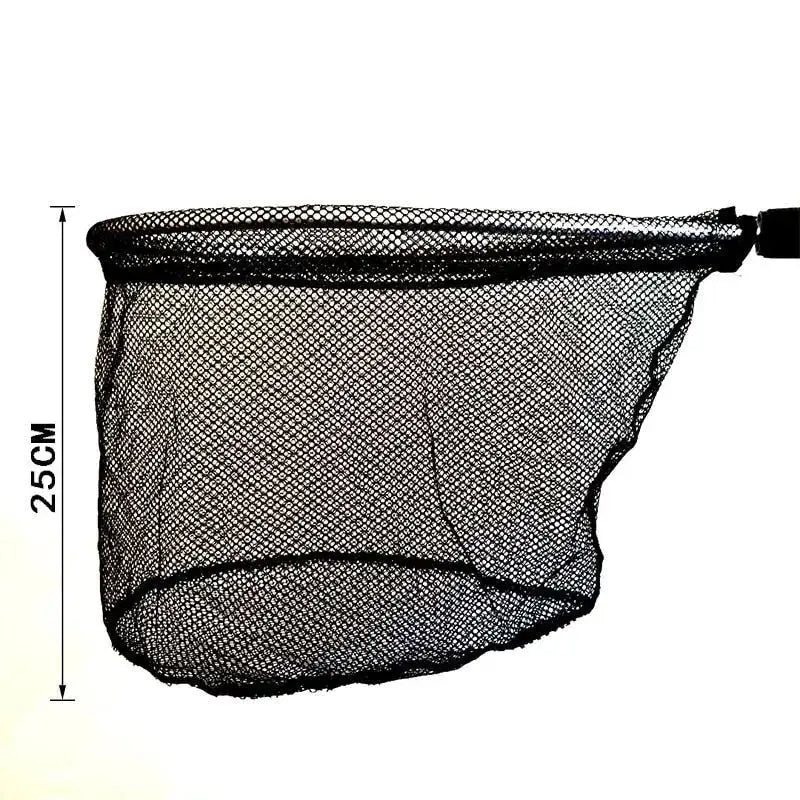 Lightweight aluminum fishing net with durable mesh design for easy catch and release