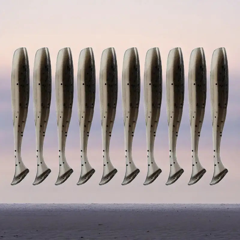 Set of Meredith Easy Shiner lures in various colors for effective fishing adventures