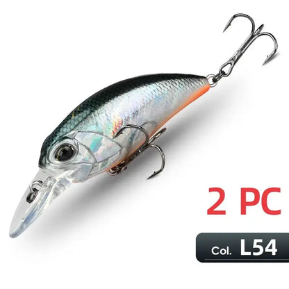 Meredith M65 Crankbait Fishing Lure with Realistic Scale Pattern and Sharp Hooks for Effective Catching