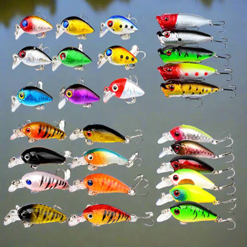 Multi-Color Fishing Lure Variety Pack | Assorted Proven Fish-Catchers | Ready for Any Fishing Situation