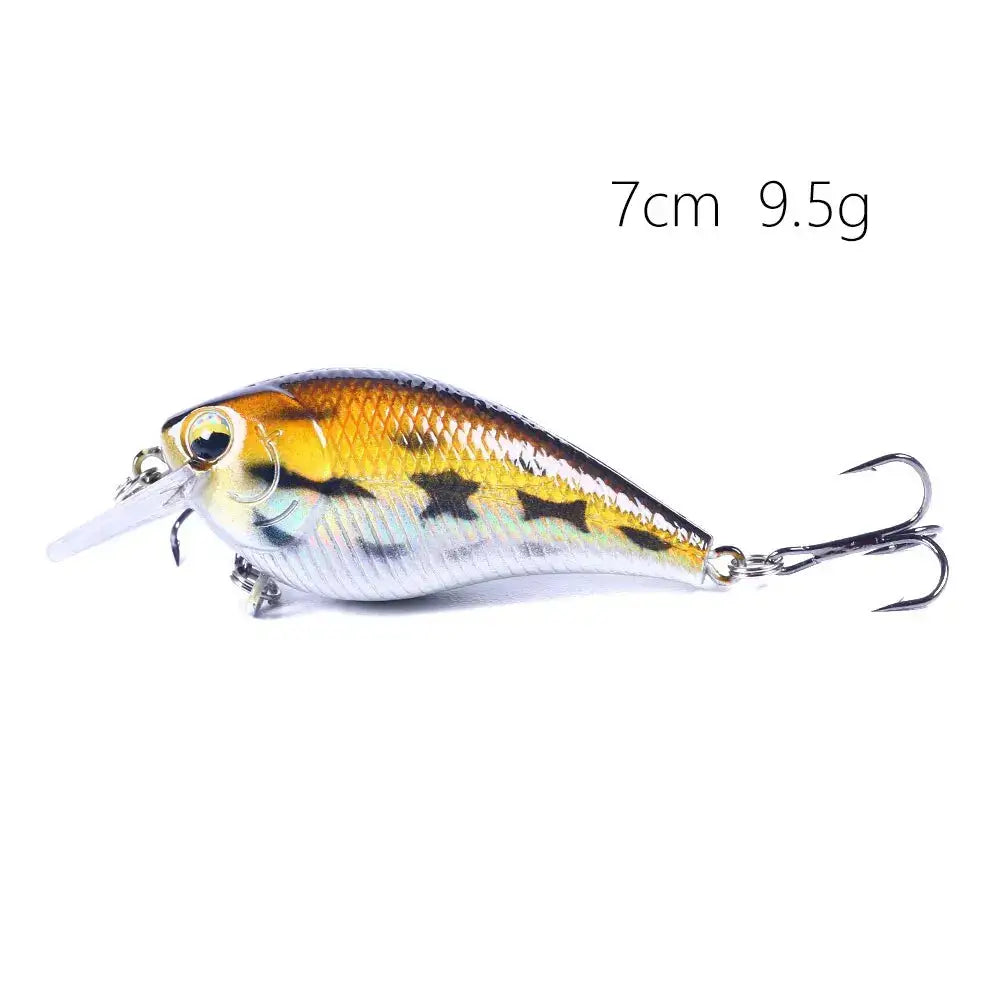 Premium crank bait fishing lures in 7cm size, designed for effective freshwater fishing