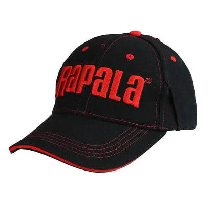 Rapala camo fishing hat with bold logo and classic design for outdoor enthusiasts