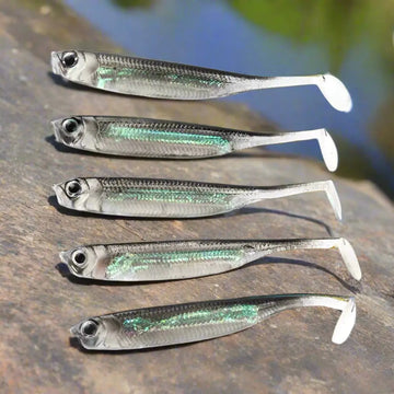 Silver Minnow Flash Lures (5-Pack)