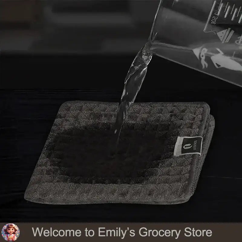 Super absorbent fishing towels absorbing water with a textured surface for efficient drying