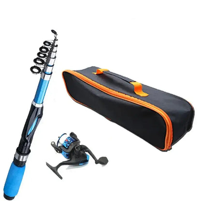 Versatile Fishing Rod and Tackle Combo with a Durable Carry Bag for Easy Transport