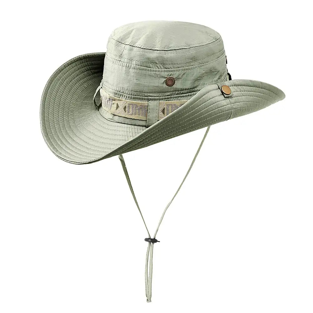 Lightweight sun protection fishing hats with adjustable chin strap for all-day comfort outdoors