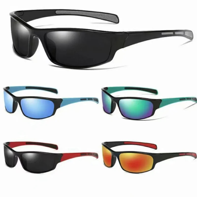 Stylish UV protection fishing glasses in various colors for optimal sun protection during fishing trips