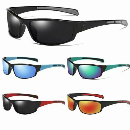 Stylish UV protection fishing glasses in various colors for optimal sun protection during fishing trips