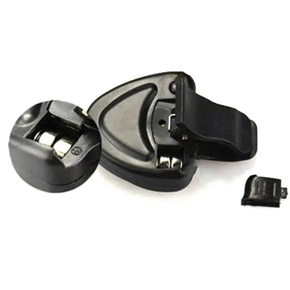 Audible fishing alarm featuring a compact design and easy attachment for enhanced fishing alerts